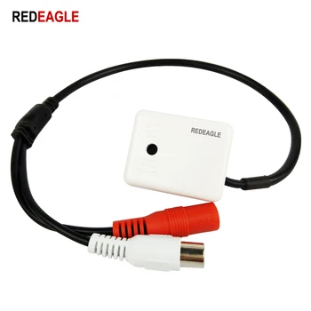 REDEAGLE Ayarlanabilir Mini SES CCTV Mikrofon pick up MİKROFON RCA Ses Çıkışı Güvenlik Kamera Sistemi Seti