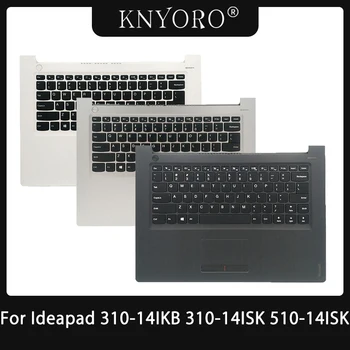 YENİ Laptop ABD Klavye Lenovo Ideapad 310-14IKB 310 - 14ISK 510-14ISK En İyi Durumda Yedek Palmrest Touchpad Siyah Gümüş