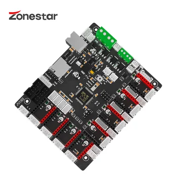 ZONESTAR ZM3E4 Yeni Varış 32-bit 3D Yazıcı kontrol paneli Anakart Desteği 8 Step Motor Max Yükseltme Yükseltme ZRIBV6