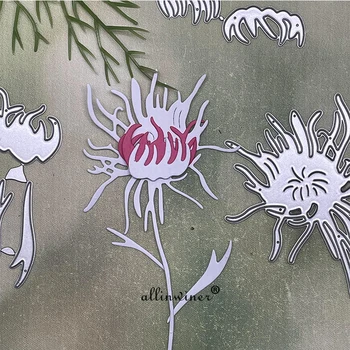 Çiçek dekorasyonu Metal Kesme Ölür Şablonlar için Kalıp Kesim DIY Scrapbooking Albümü Kağıt Kartı Kabartma