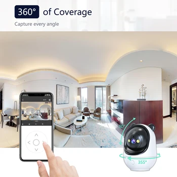 1080P HD Güvenlik Koruma Kapalı Wifi gözetim kameraları 2MP 5MP IP Kamera CCTV AI Otomatik İzleme bebek izleme monitörü