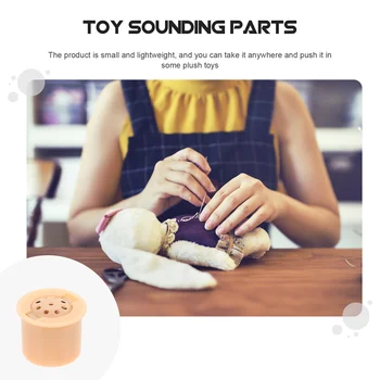 5 Adet Mini Plastik Hayvanlar Silindirik Ses Kutusu Oyuncak Sirenler Yedek parça Aksesuar Müzik Yapma