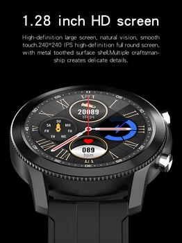 Akıllı saat Erkekler Müzik Çalma HD Ekran IP68 Su Geçirmez Spor Spor bluetooth saat Android Ios Smartwatch İçin Erkekler