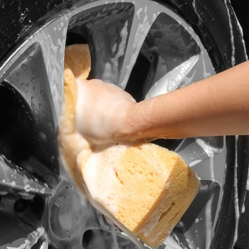 Araba yıkama süngeri blok Petek sünger araba motosiklet temizleme fırçası toz malzemeleri büyük boy 17 * 10 * 9cm araba temizleme aracı
