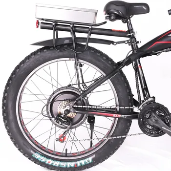 Elektrikli Bisiklet 48V4000W Spor Dağ Elektrikli Bisiklet 32AH Yağ Lastik Kar Elektrikli Bisiklet Lityum Pil ebike elektrikli bisiklet