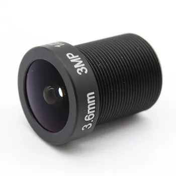 x4pcs HD 3mp 3.6 mm 128 Derece Geniş Açı CCTV IR Kurulu Lens 3.0 MP IP Lens M12 Güvenlik IP kamera için