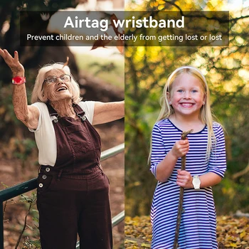 Çocuklar Bileklik Apple AirTag Silikon ayarlanabilir saat Bantları AirTag Kılıf Tutucu Çocuk Büyükleri için Anti Kayıp Hava Etiketleri Kapak