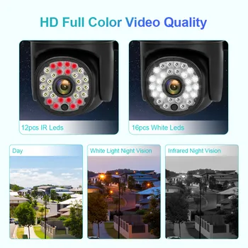 LS VISION 2 inç 8MP HD WİFİ PTZ Güvenlik Kamerası WiFi Güvenlik güvenlik kamerası Video Gözetim Açık IP Kamera Gece Görüş Kamera
