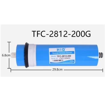 200gpd ters osmoz su filtresi HID TFC-2812-200 ro membran filtre ro sistemi + su filtresi osmoz konut 1/4 Hızlı Bağlantı