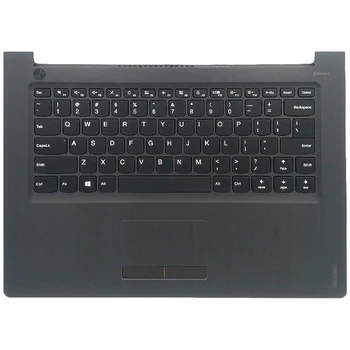 YENİ Laptop ABD Klavye Lenovo Ideapad 310-14IKB 310 - 14ISK 510-14ISK En İyi Durumda Yedek Palmrest Touchpad Siyah Gümüş