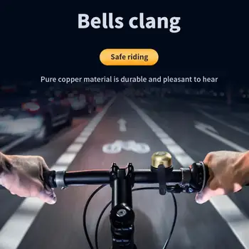 TWOOC 2023 Yeni Retro Klasik Bisiklet Çan Yol Araba anti-kayıp Cihaz Çan anti-hırsızlık Konumlandırma Çan Bisiklet uyarı alarmı