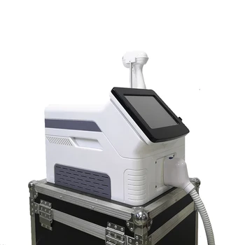 taşınabilir Üçlü dalga buz Titanyum Platin Diyot Lazer epilasyon makinesi / 755 1064 808nm lazer epilasyon makinesi