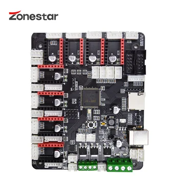 ZONESTAR ZM3E4 Yeni Varış 32-bit 3D Yazıcı kontrol paneli Anakart Desteği 8 Step Motor Max Yükseltme Yükseltme ZRIBV6
